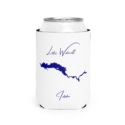 Idaho  Lake  Walcott  Can  Koozie  front  position  view  from  front-2  white.webp