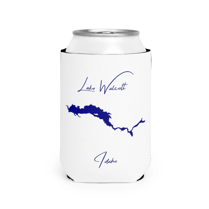 Idaho  Lake  Walcott  Can  Koozie  front  position  view  from  front-2  white.webp