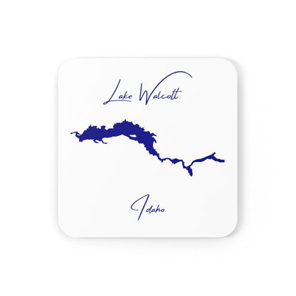 Idaho  Lake  Walcott  Coaster  Set  front  position  view  from  front  3.75  x  3.75.webp