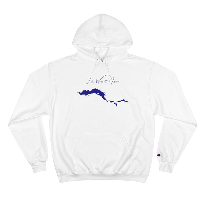 Idaho  Lake  Walcott  Hoodie  front  position  view  from  front  white.webp