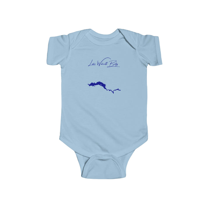 Idaho  Lake  Walcott  Onesie  front  position  view  from  front  light  blue.webp