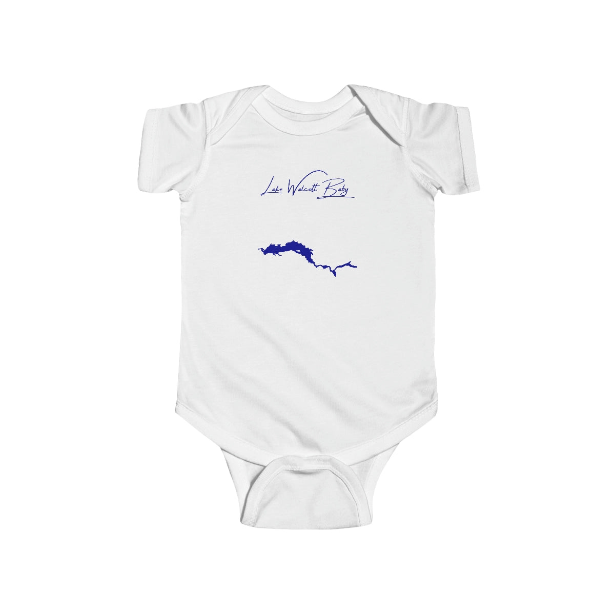 Idaho  Lake  Walcott  Onesie  front  position  view  from  front  white.webp