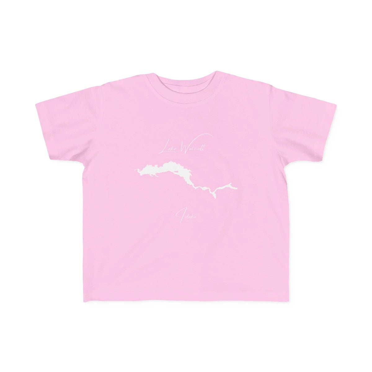Idaho  Lake  Walcott  Toddler  T-shirt  front  position  view  from  front  pink.webp