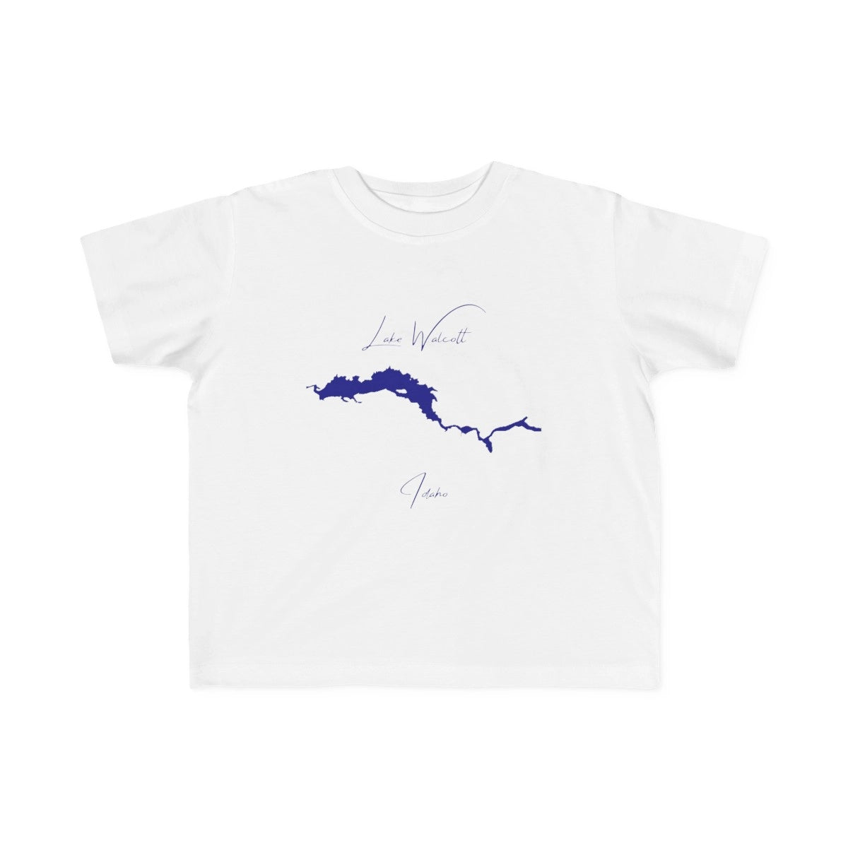 Idaho  Lake  Walcott  Toddler  T-shirt  front  position  view  from  front  white.webp