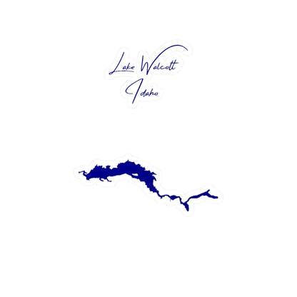 Idaho  Lake  Walcott  Vinyl  Decal  other  position  view  from  front  4  x  6.webp