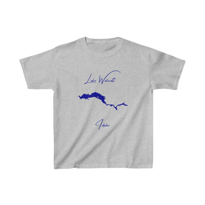 Idaho  Lake  Walcott  Youth  T-shirt  front  position  view  from  front  sport  grey.webp
