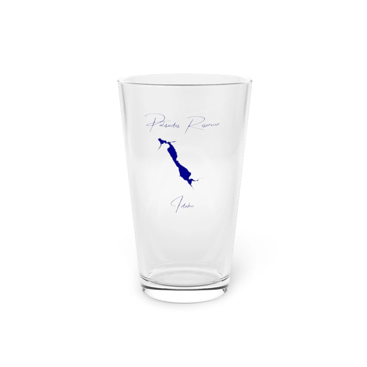 Idaho  Palisades  Reservoir  16oz  Pint  Glass  front  position  view  from  front  16oz.webp