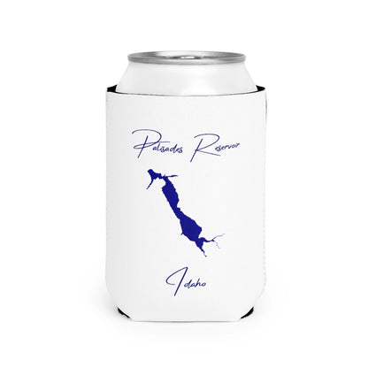 Idaho  Palisades  Reservoir  Can  Koozie  front  position  view  from  front-2  white.webp