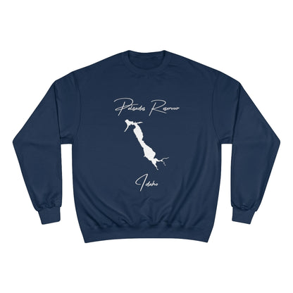Idaho  Palisades  Reservoir  Sweatshirt  front  position  view  from  front  navy.webp