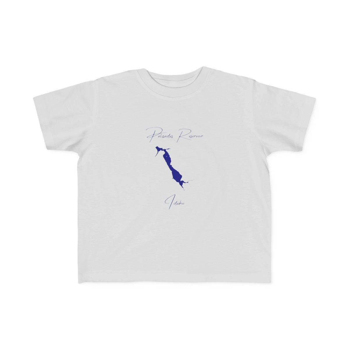 Idaho  Palisades  Reservoir  Toddler  T-shirt  front  position  view  from  front  silver.webp