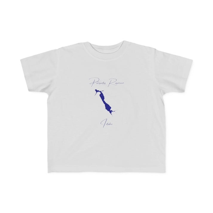 Idaho  Palisades  Reservoir  Toddler  T-shirt  front  position  view  from  front  silver.webp