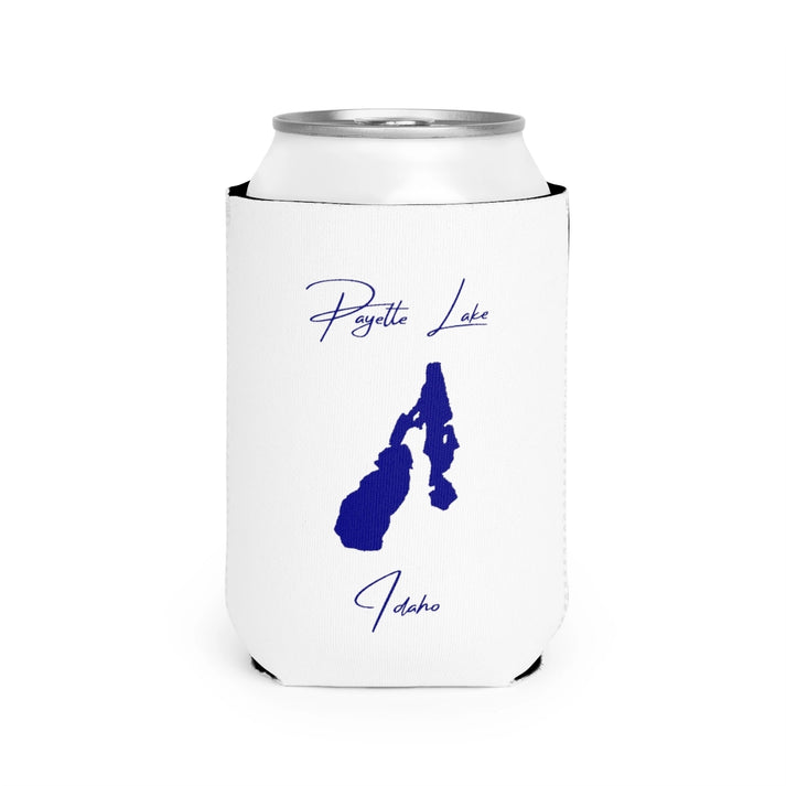 Idaho  Payette  Lake  Can  Koozie  front  position  view  from  front-2  white.webp