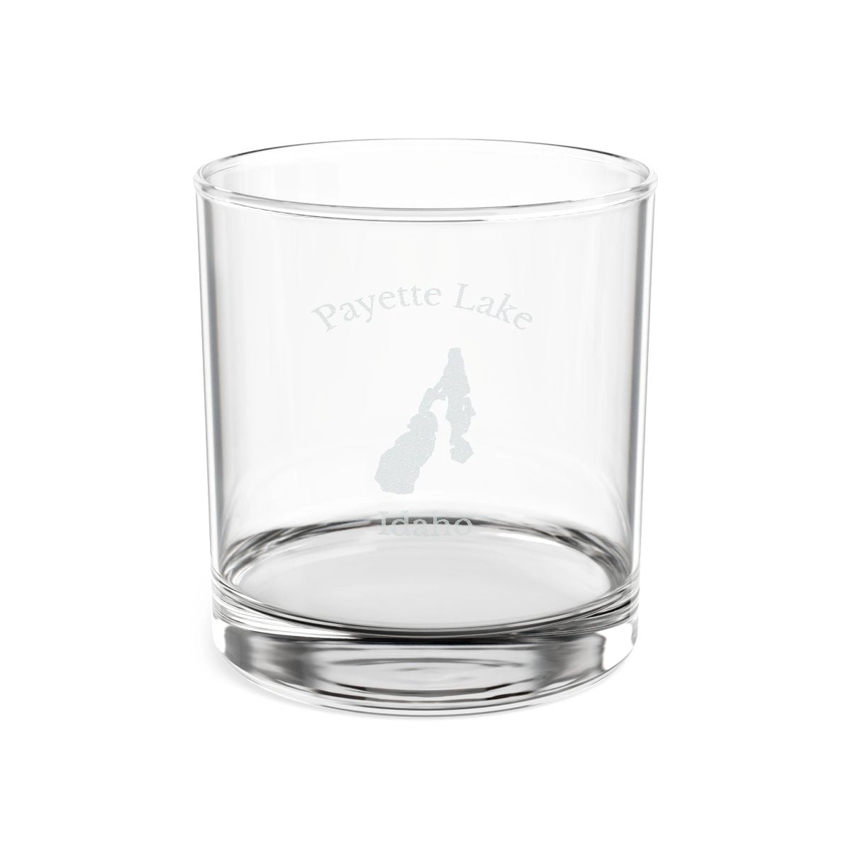 Idaho  Payette  Lake  Engraved  Whiskey  Glass  other  position  view  from  front  10.5oz.webp