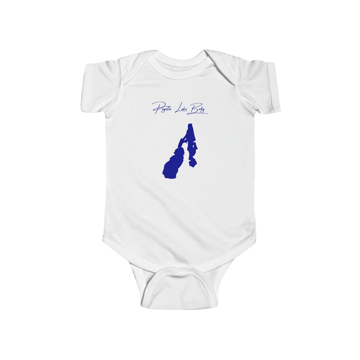 Idaho  Payette  Lake  Onesie  front  position  view  from  front  white.webp