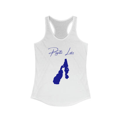 Idaho  Payette  Lake  Racerback-Tank  front  position  view  from  front  solid  white.webp