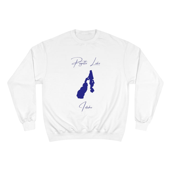 Idaho  Payette  Lake  Sweatshirt  front  position  view  from  front  white.webp