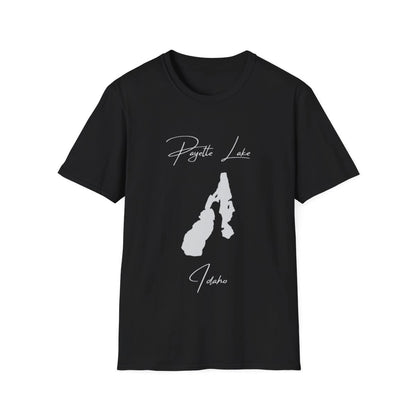 Idaho  Payette  Lake  T-shirt  front  position  view  from  front  black.webp