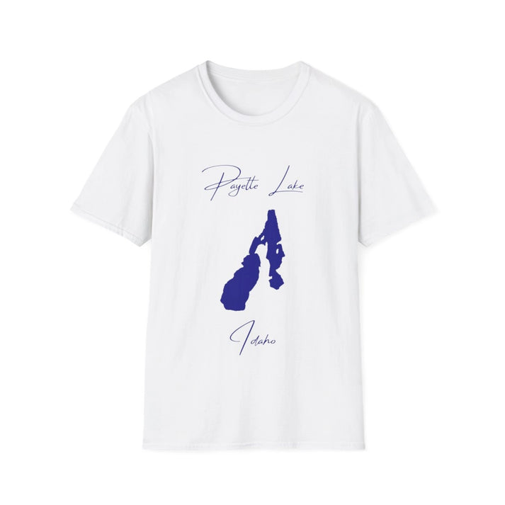Idaho  Payette  Lake  T-shirt  front  position  view  from  front  white.webp