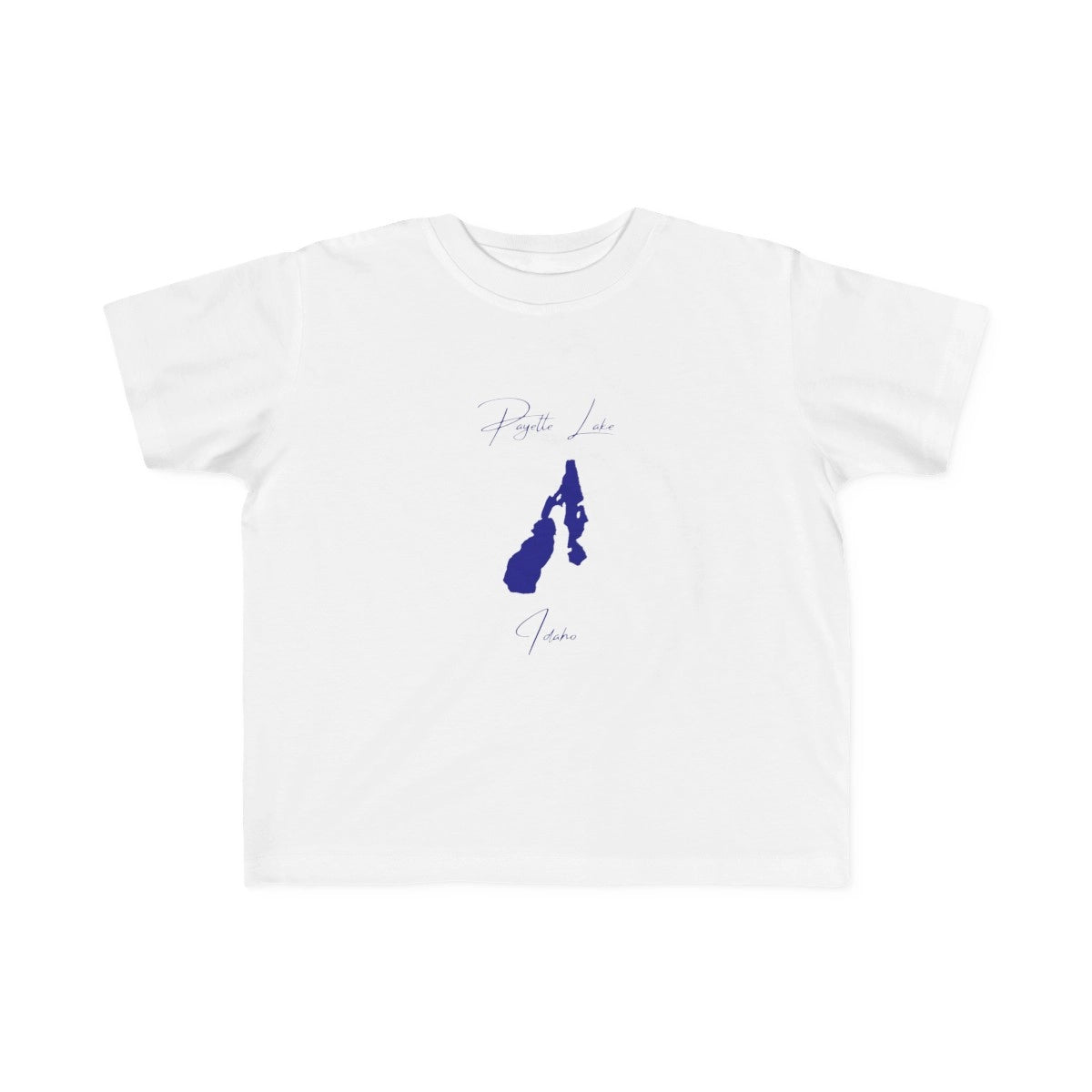 Idaho  Payette  Lake  Toddler  T-shirt  front  position  view  from  front  white.webp