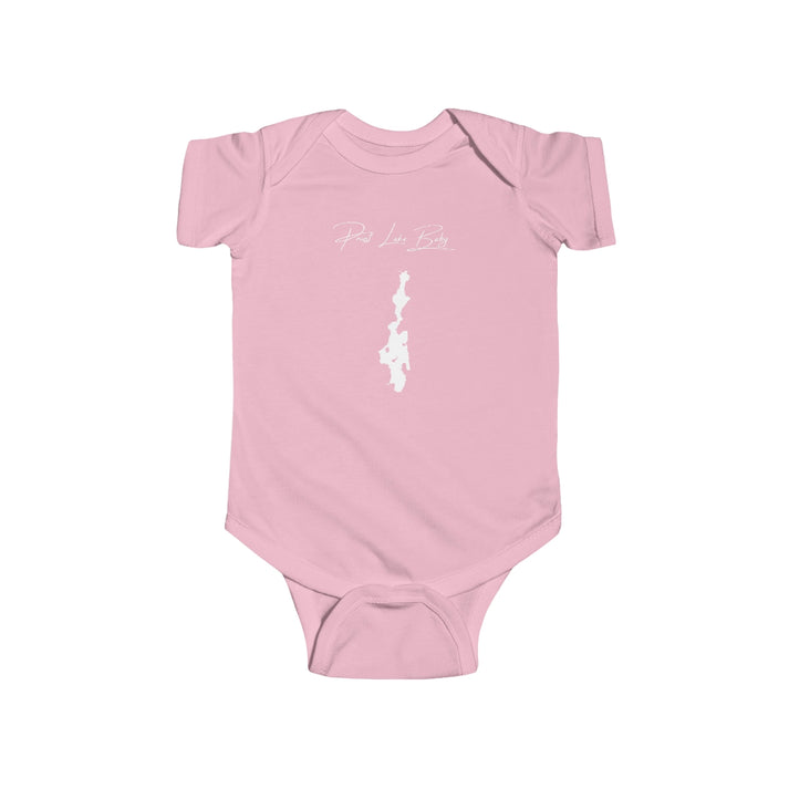 Idaho  Priest  Lake  Onesie  front  position  view  from  front  pink.webp