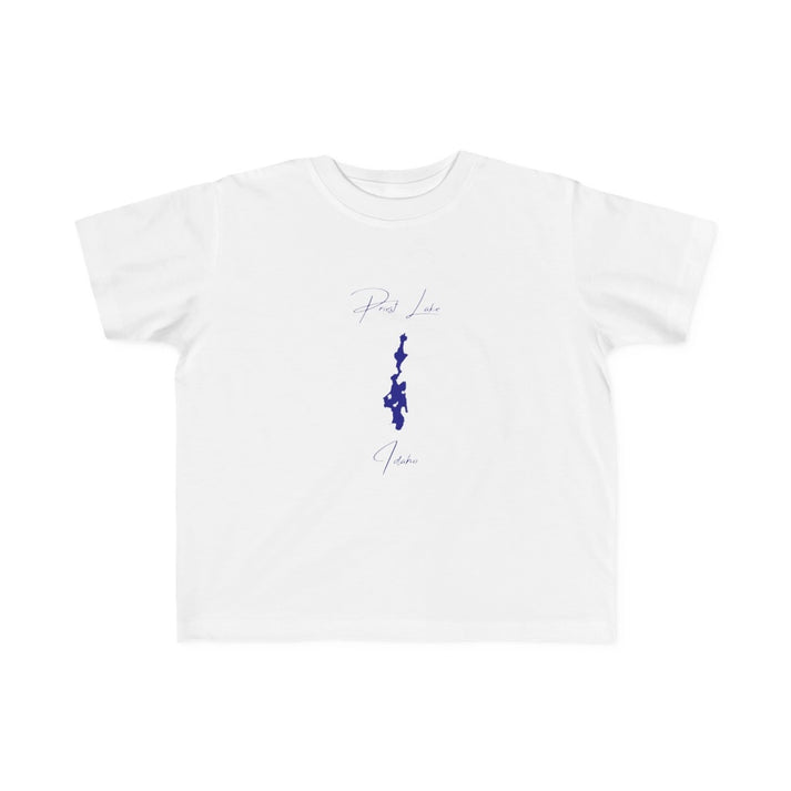 Idaho  Priest  Lake  Toddler  T-shirt  front  position  view  from  front  white.webp