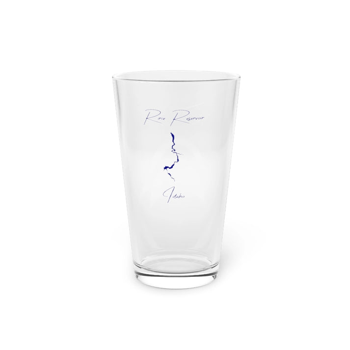 Idaho  Ririe  Reservoir  16oz  Pint  Glass  front  position  view  from  front  16oz.webp