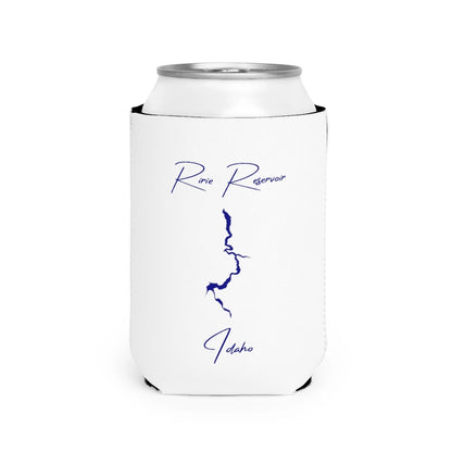 Idaho  Ririe  Reservoir  Can  Koozie  front  position  view  from  front-2  white.webp