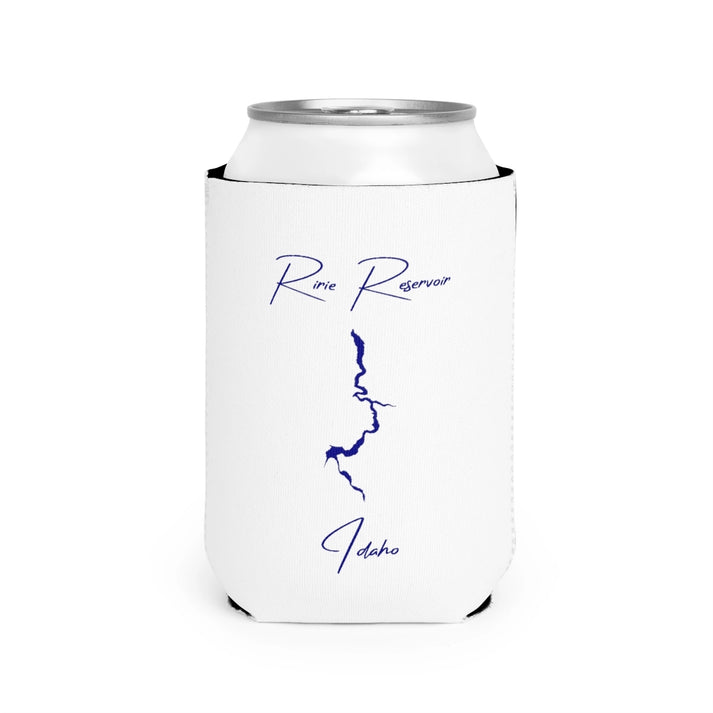 Idaho  Ririe  Reservoir  Can  Koozie  front  position  view  from  front-2  white.webp