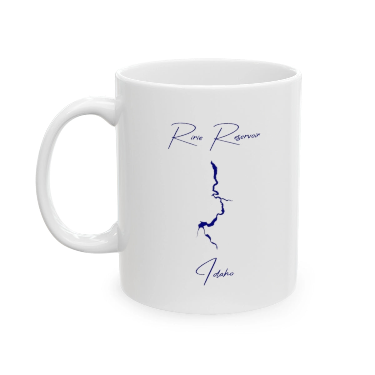 Idaho  Ririe  Reservoir  Ceramic  Mug  other  position  view  from  left  11oz.webp