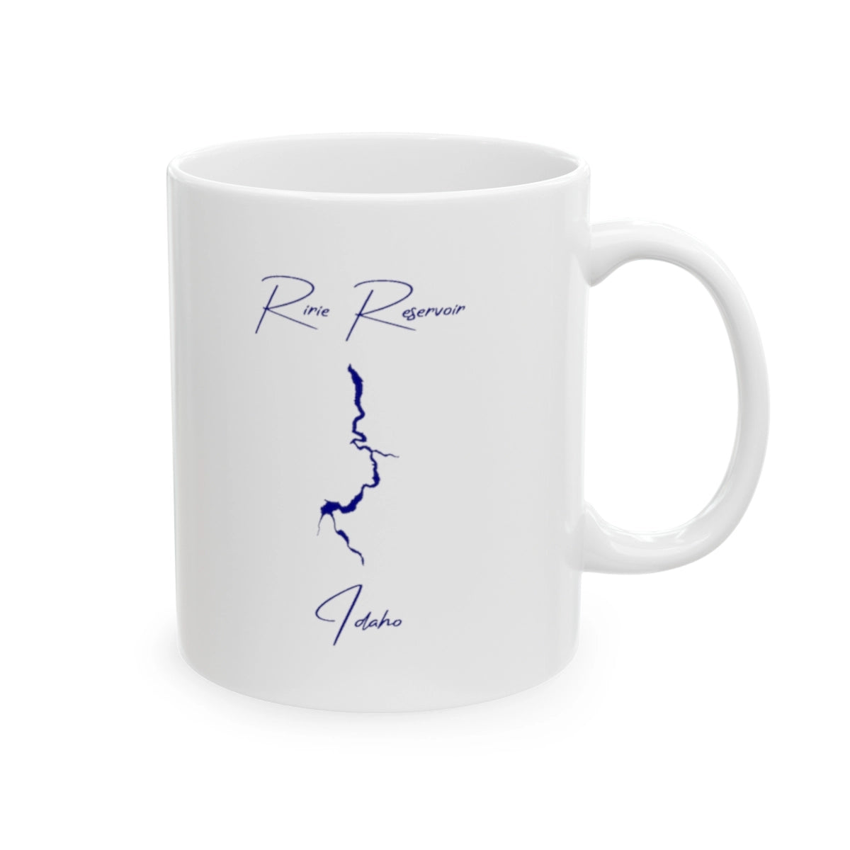 Idaho  Ririe  Reservoir  Ceramic  Mug  other  position  view  from  right  11oz.webp