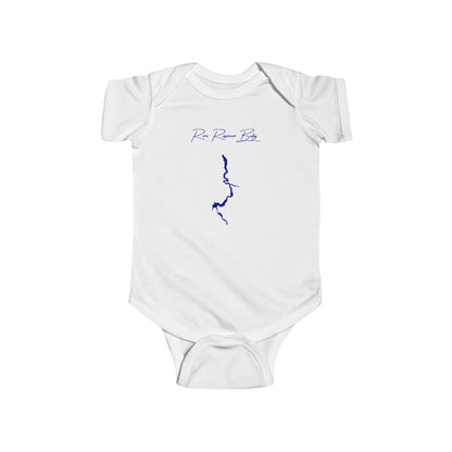 Idaho  Ririe  Reservoir  Onesie  front  position  view  from  front  white.webp
