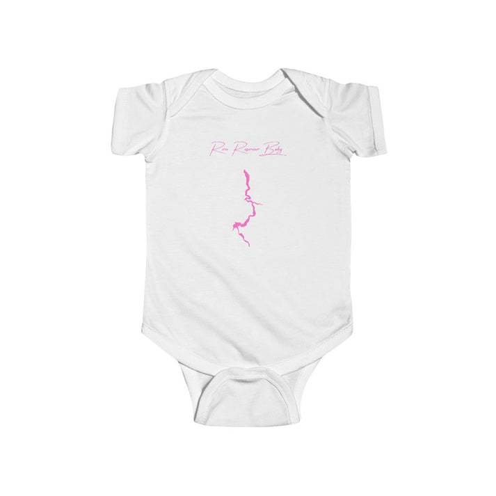 Idaho  Ririe  Reservoir  Onesie  front  position  view  from  front  white.webp