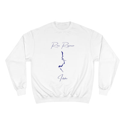 Idaho  Ririe  Reservoir  Sweatshirt  front  position  view  from  front  white.webp