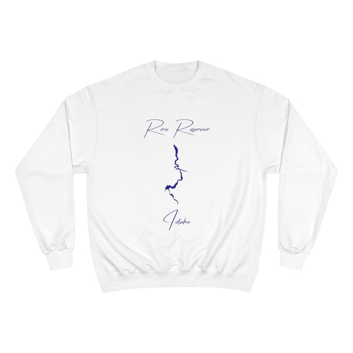 Idaho  Ririe  Reservoir  Sweatshirt  front  position  view  from  front  white.webp