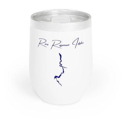 Idaho  Ririe  Reservoir  Wine  Tumbler  front  position  view  from  front  white.webp