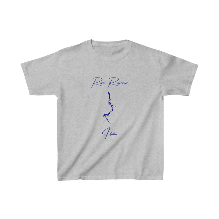 Idaho  Ririe  Reservoir  Youth  T-shirt  front  position  view  from  front  sport  grey.webp