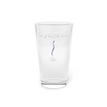 Idaho  Salmon  Falls  Creek  Reservoir  16oz  Pint  Glass  front  position  view  from  front  16oz.webp