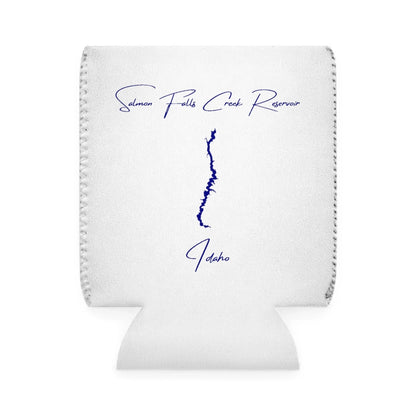 Idaho  Salmon  Falls  Creek  Reservoir  Can  Koozie  front  position  view  from  front-1  white.webp
