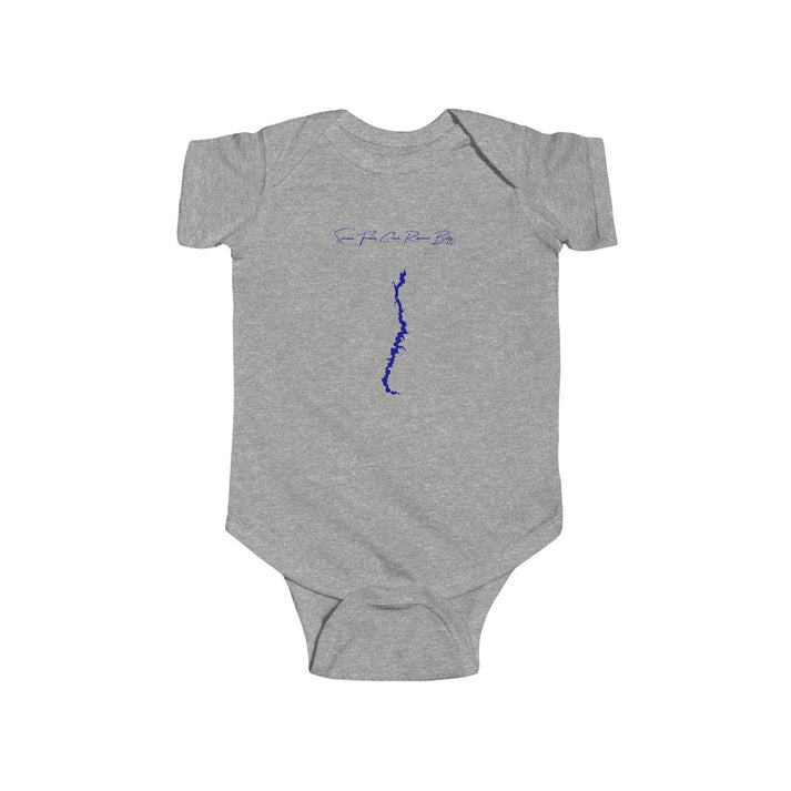 Idaho  Salmon  Falls  Creek  Reservoir  Onesie  front  position  view  from  front  heather.webp