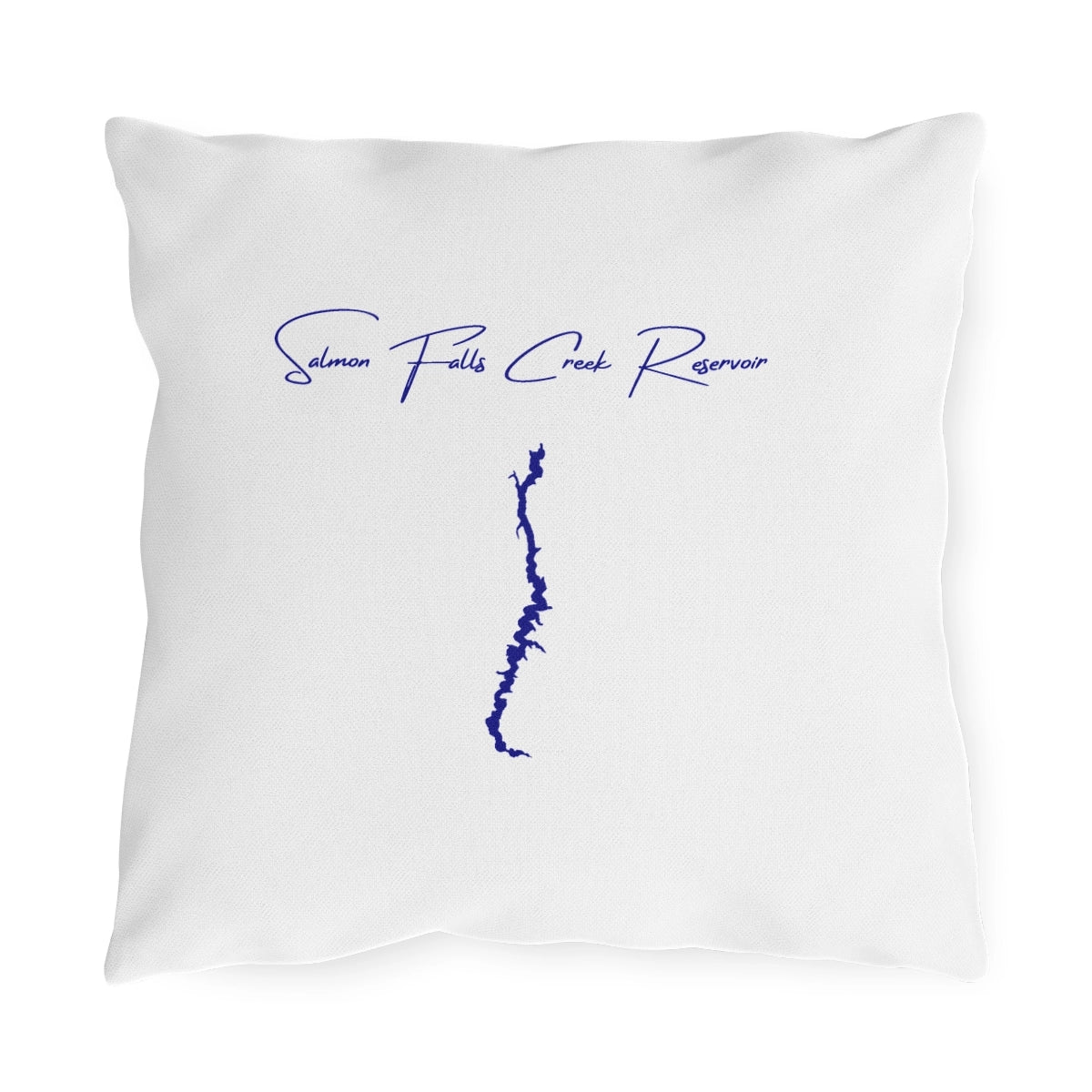 Idaho  Salmon  Falls  Creek  Reservoir  Outdoor  Pillow  front  position  view  from  front  16  x  16.webp