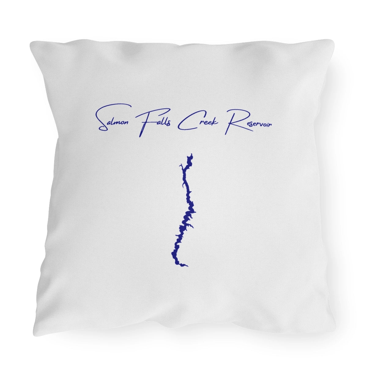 Idaho  Salmon  Falls  Creek  Reservoir  Outdoor  Pillow  front  position  view  from  front  20  x  20.webp