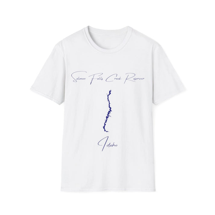 Idaho  Salmon  Falls  Creek  Reservoir  T-shirt  front  position  view  from  front  white.webp