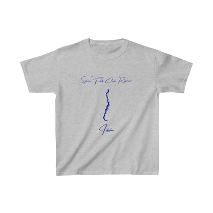 Idaho  Salmon  Falls  Creek  Reservoir  Youth  T-shirt  front  position  view  from  front  sport  grey.webp