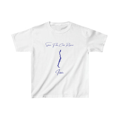 Idaho  Salmon  Falls  Creek  Reservoir  Youth  T-shirt  front  position  view  from  front  white.webp