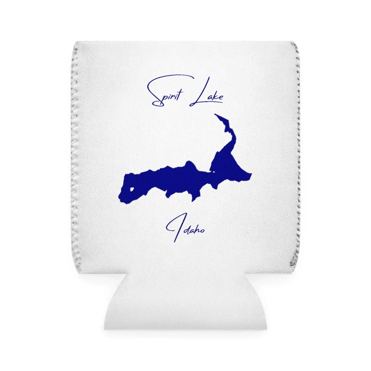Idaho  Spirit  Lake  Can  Koozie  front  position  view  from  front-1  white.webp