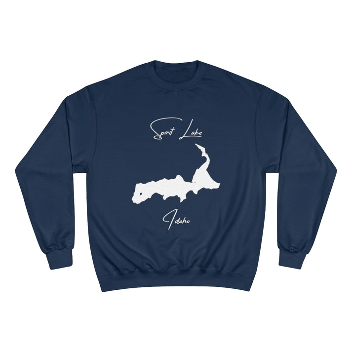 Idaho  Spirit  Lake  Sweatshirt  front  position  view  from  front  navy.webp