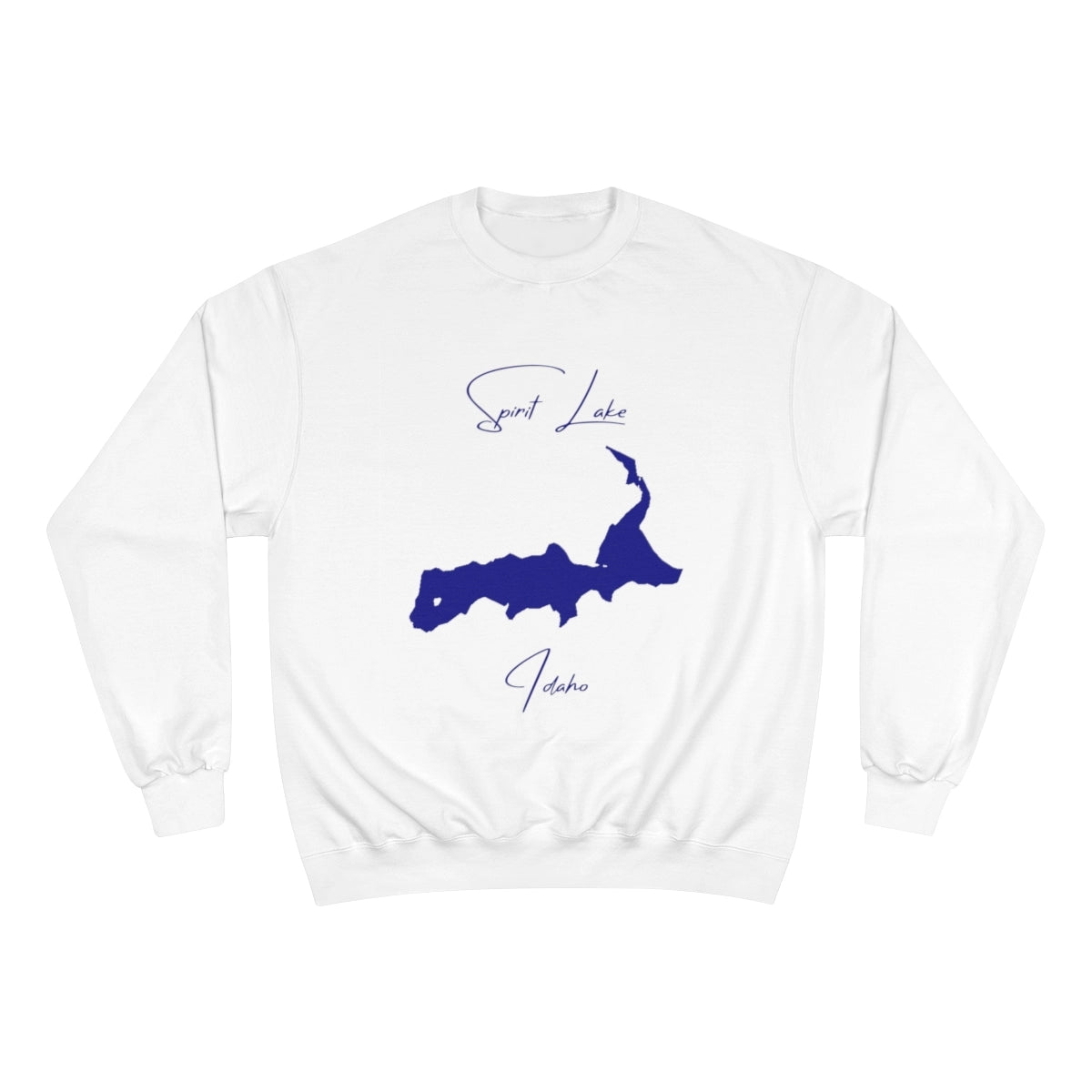 Idaho  Spirit  Lake  Sweatshirt  front  position  view  from  front  white.webp