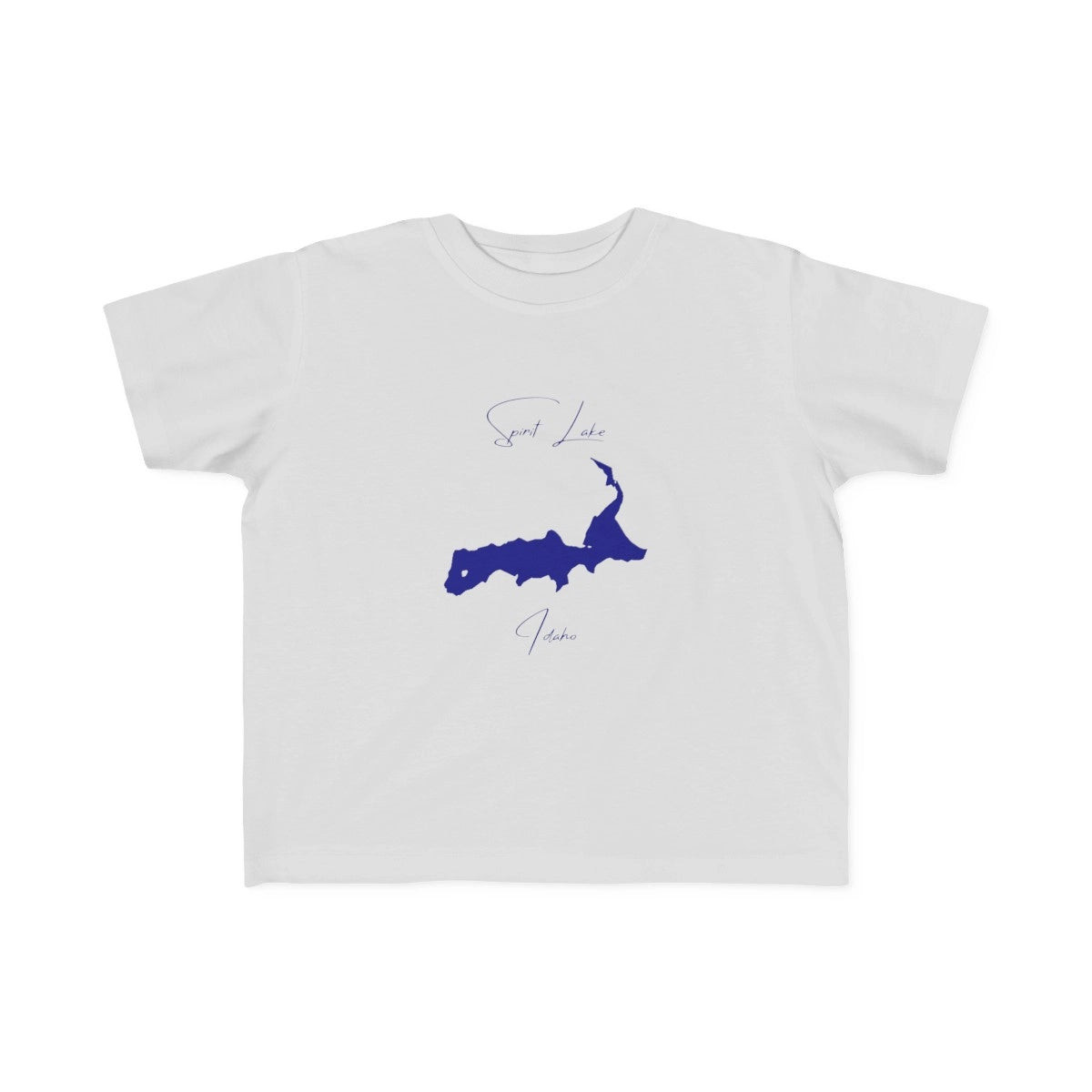 Idaho  Spirit  Lake  Toddler  T-shirt  front  position  view  from  front  silver.webp