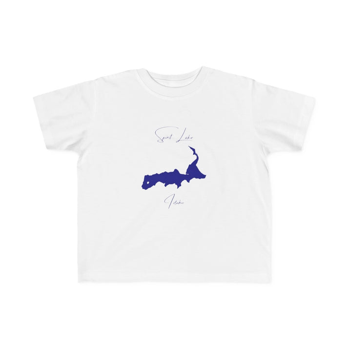 Idaho  Spirit  Lake  Toddler  T-shirt  front  position  view  from  front  white.webp