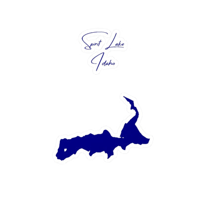 Idaho  Spirit  Lake  Vinyl  Decal  other  position  view  from  front  4  x  6.webp
